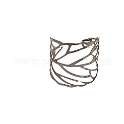 Armreif- und Ringsets aus Legierung mit ausgehöhlten Blättern&nbsp;FS-WGC430D-01