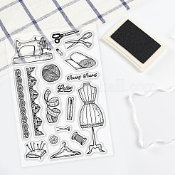 PVC-Plastikstempel&nbsp;DIY-WH0167-56-216