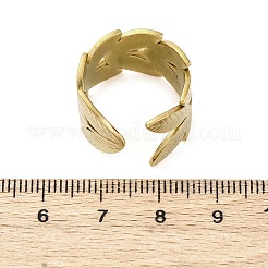 Bague ouverte en acier inoxydable 304 pour femme&nbsp;RJEW-Z083-02G-02
