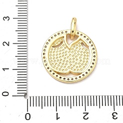 Ottone micro spianare pendenti zirconi&nbsp;KK-P345-47G