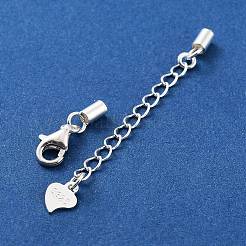 925 Panzerkettenverlängerung aus Sterlingsilber&nbsp;STER-G039-03C-S