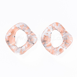Transparentem Acryl Verknüpfung Ringe&nbsp;OACR-N009-016A-06