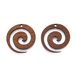 Pendentifs en bois de noyer naturel&nbsp;LS-X-WOOD-N011-018