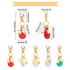 20 pendentif en verre à facettes en forme de larme&nbsp;FIND-PH0005-58