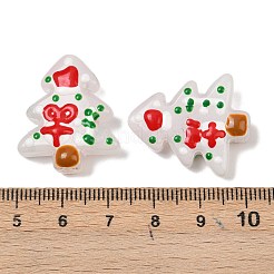 Perles au chalumeau faites à la main sur le thème de Noël&nbsp;LAMP-I027-07O-01