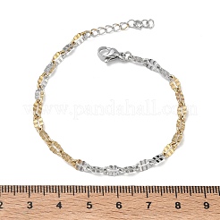 Bracelets à maillons en acier inoxydable 304 pour femmes&nbsp;BJEW-D466-08A-GP