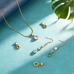 6 pièces 3 styles de pendentifs en laiton&nbsp;KK-PH0015-49G