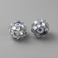Strassperlen aus Kunststoff&nbsp;KY-WH0001-060