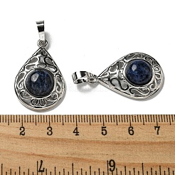Pendentifs en sodalite naturelle&nbsp;G-Q158-05P-21