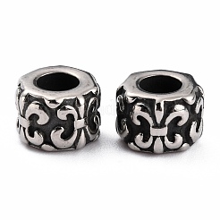 Cuentas europeas de acero inoxidable 304&nbsp;STAS-B011-08AS