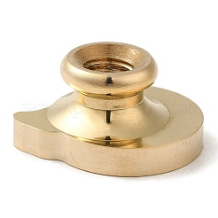 Geometrischer Blattrahmen Messingstempelköpfe&nbsp;LS-AJEW-H149-03G-03