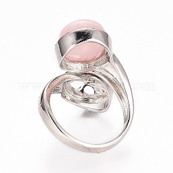 Mischedelstein-Ringe&nbsp;RJEW-G098-02A-P
