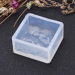 Moldes diy de silicona de forma cuadrada&nbsp;AJEW-P036-02