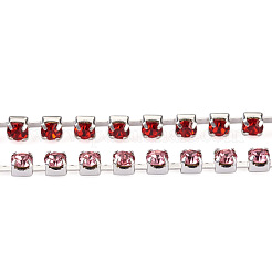 12 Farben Messing Strass Strassketten&nbsp;CHC-FW0001-01
