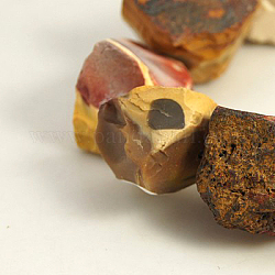 Mookaite Beads Strands, 19~25x18~21x12~20mm, Hole: 1mm