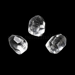 Perlas de cristal de cuarzo natural, cuentas de cristal de roca, sin agujero / sin perforar, facetados, pepitas, 15~19x13~15x12~15mm
