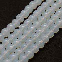 Chapelets de perles d'opalite, ronde, 8mm, Trou: 1mm, Environ 47 pcs/chapelet, 14.9 pouce (38 cm)