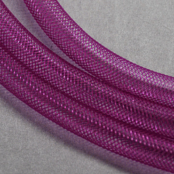 Plastic Net Thread Cord, Purple, 8mm, 30Yards