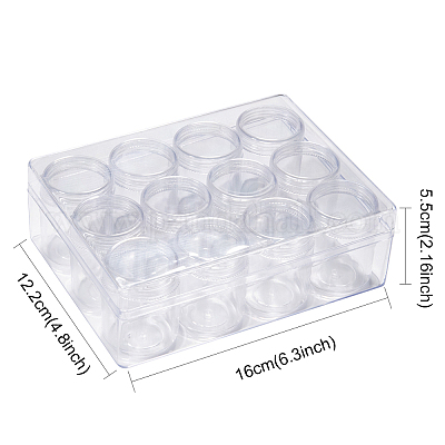 Conteneurs de stockage de perles en plastique&nbsp;LS-C002Y-1