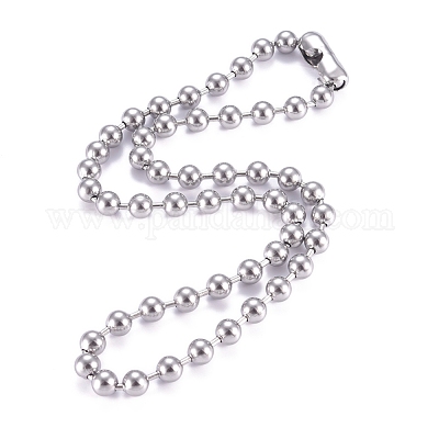  Stainless Steel Ball Chain Necklace