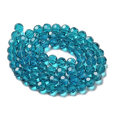 Perles en verre transparentes&nbsp;EGLA-A035-T10mm-D12-1