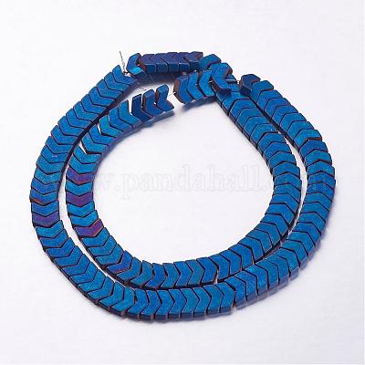 Chapelets de perles en hématite synthétique sans magnétique&nbsp;G-F337-15-M-1