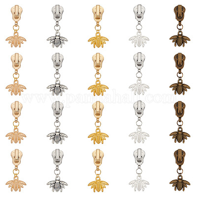 Wholesale PandaHall Zipper Pull Charms 