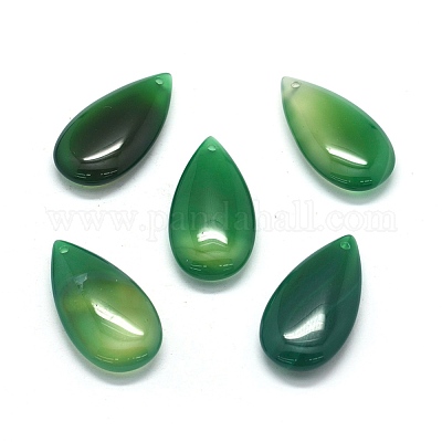 Pendentifs d'agate naturelle&nbsp;G-E515-10A-1