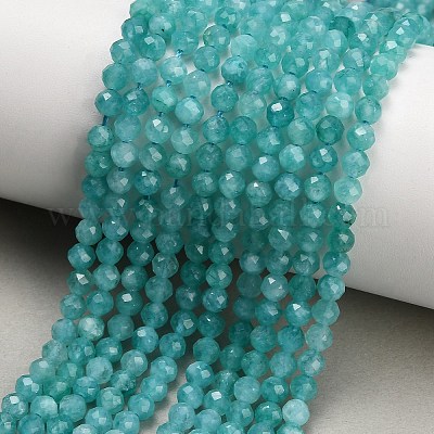 Fili di perline amazonite naturale&nbsp;G-T152-A01-4mm-1