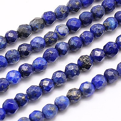 Natürlicher Lapislazuli Perlenstränge&nbsp;X-G-G545-18-1