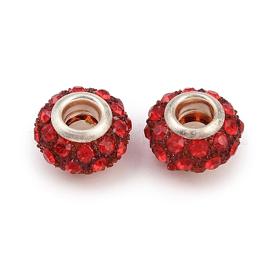 Messing & Polymer Clay & Strassperlen&nbsp;KK-H093-15S-1