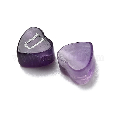 Natürlichen Amethyst Perlen&nbsp;G-L636-A04-8x8mm-1
