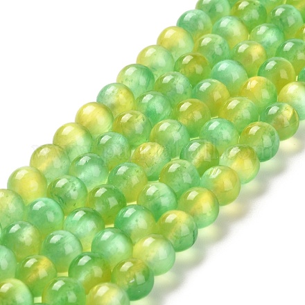 Brins de perles de sélénite naturelles G-P493-01O-1