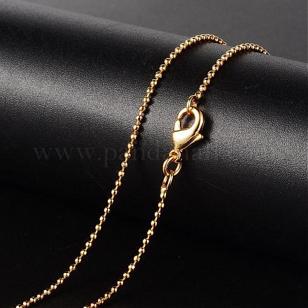 Brass Necklaces MAK-K003-09G-1