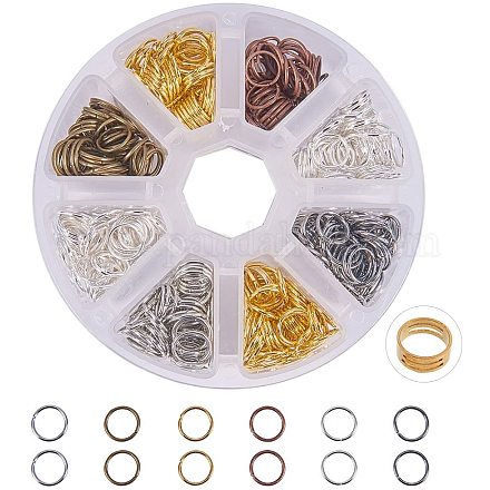 Mixed Open Jump Rings Iron Jump Rings IFIN-PH0001-02-10mm-1
