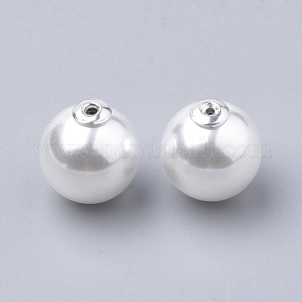 Umweltfreundliche Perlenperlen aus Kunststoffimitat X-MACR-T013-27-1