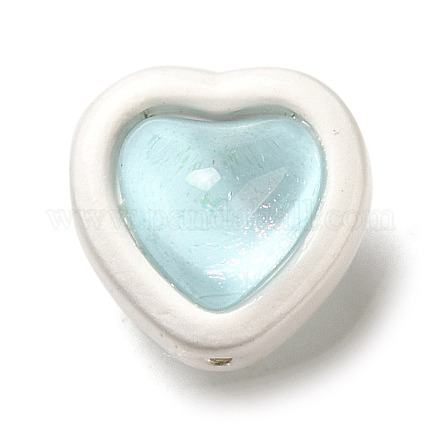 Perles en alliage et verre transparent FIND-G070-01B-1