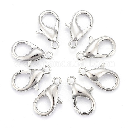 Zinc Alloy Lobster Claw Clasps E106-1