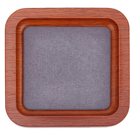 Квадратная деревянная тарелка для украшений AJEW-WH0401-71B-1