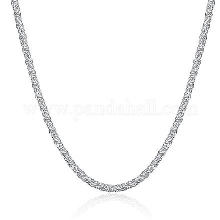 Brass Chain Necklaces NJEW-BB16953-1