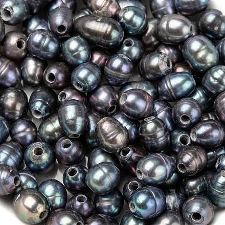Perles de perles de grand trou PEAR-R064-03-1