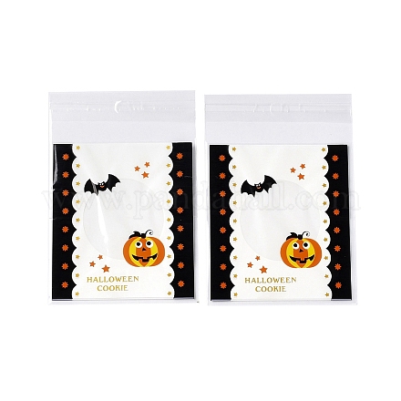 Halloween Theme Plastic Bakeware Bag OPP-Q004-01D-1