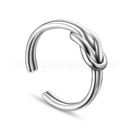 Shegrace vintage knot 925 anillos de puño de plata esterlina JR152A-1