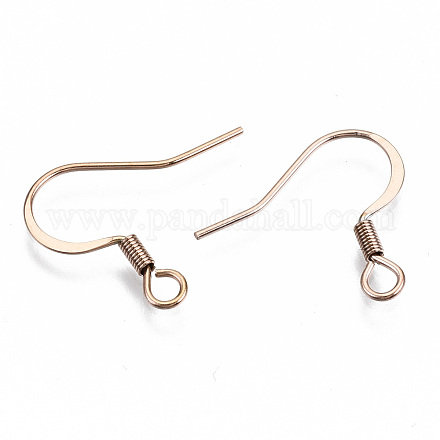 304 Stainless Steel French Earring Hooks STAS-S111-006RG-NR-1