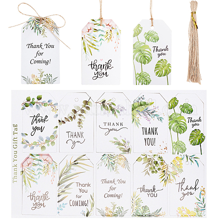 5 foglio 10 stili tema del giorno del ringraziamento grazie etichette regalo DIY-WH0325-49-1