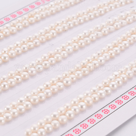 Perle coltivate d'acqua dolce perla naturale X-PEAR-P056-048-1