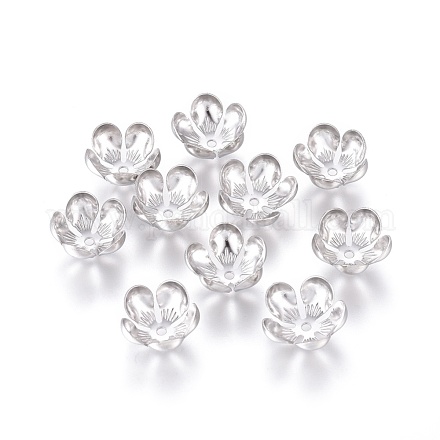 5-Petal 316 Surgical Stainless Steel Fancy Bead Caps STAS-G196-05P-1
