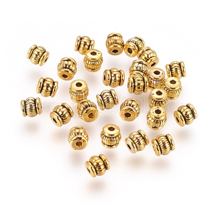 Perles de style tibétain X-TIBEB-Q043-AG-FF-1