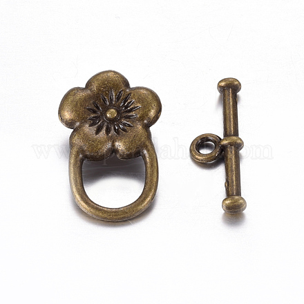 Tibetan Style Alloy Toggle Clasps MLF5098Y-1