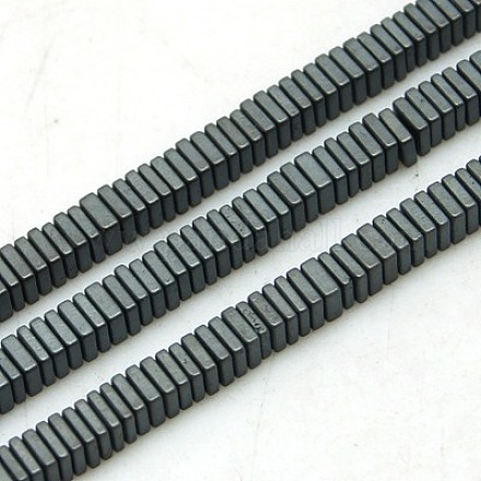 Non magnetici perle ematite sintetico fili X-G-K003-3mm-07F-1